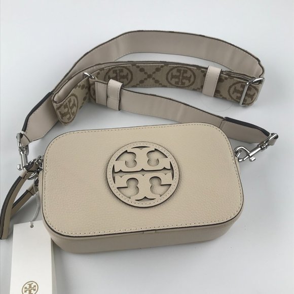 Tory Burch Handbags - New Ivory Tory Burch Mini Miller Crossbody Bag